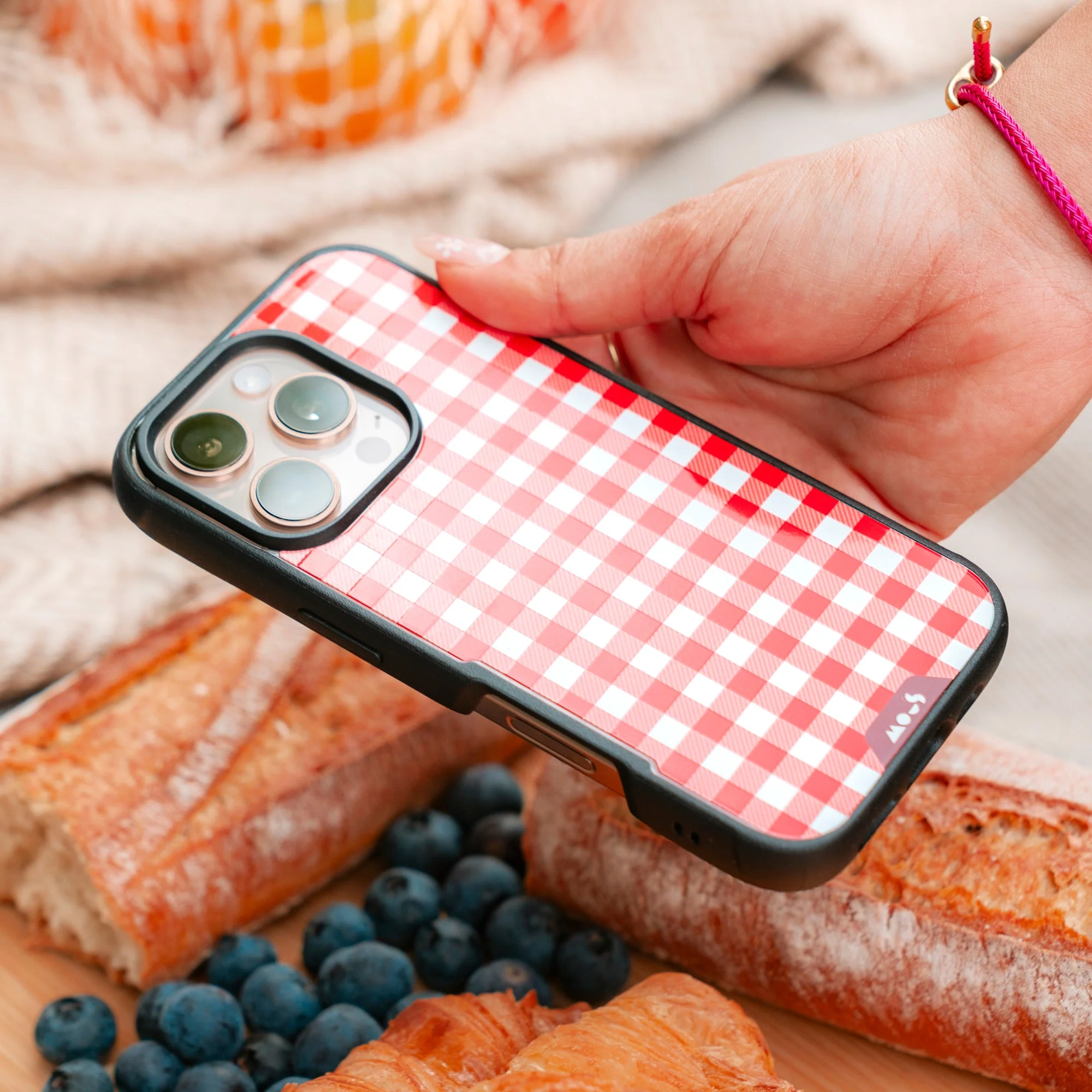 Strawberry Protective Phone Case - Picnic - Image 9